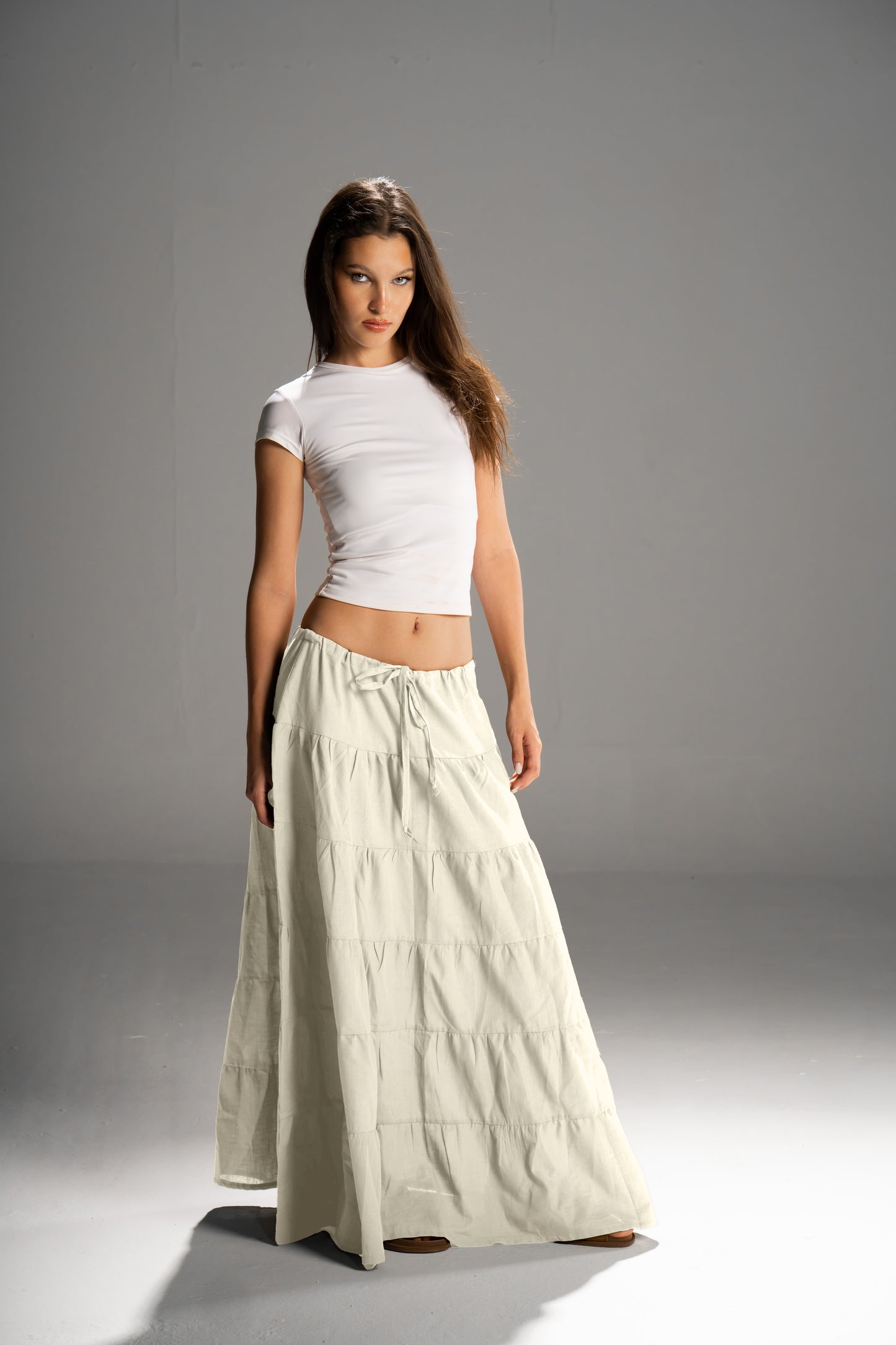 OFF WHITE MAXI SKIRT