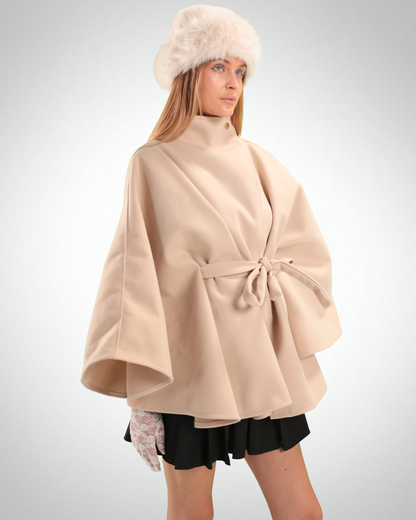 Cream Poncho