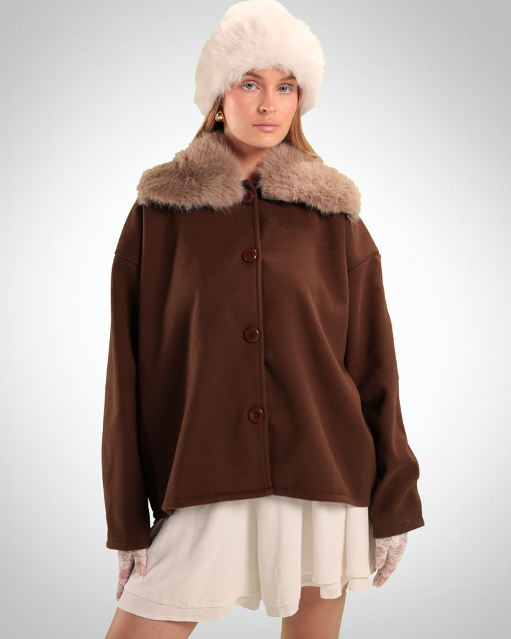 Detachable Fur Jacket
