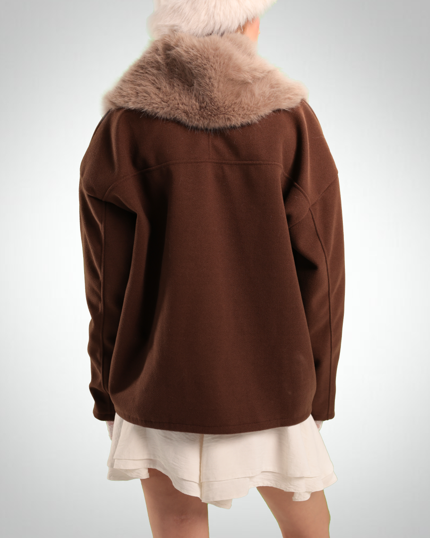 Detachable Fur Jacket